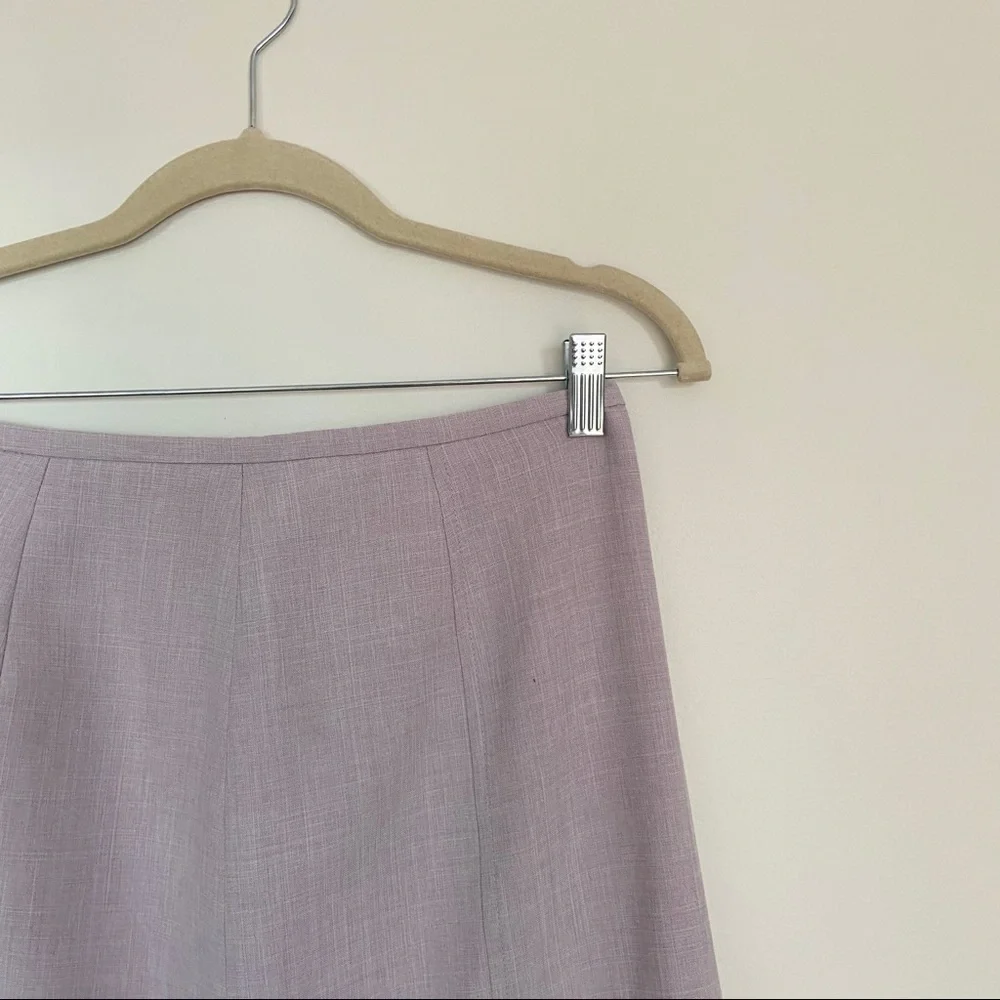 TERRA NOSTRA Lilac Midi Skirt -Size 6 - Picture 8 of 13